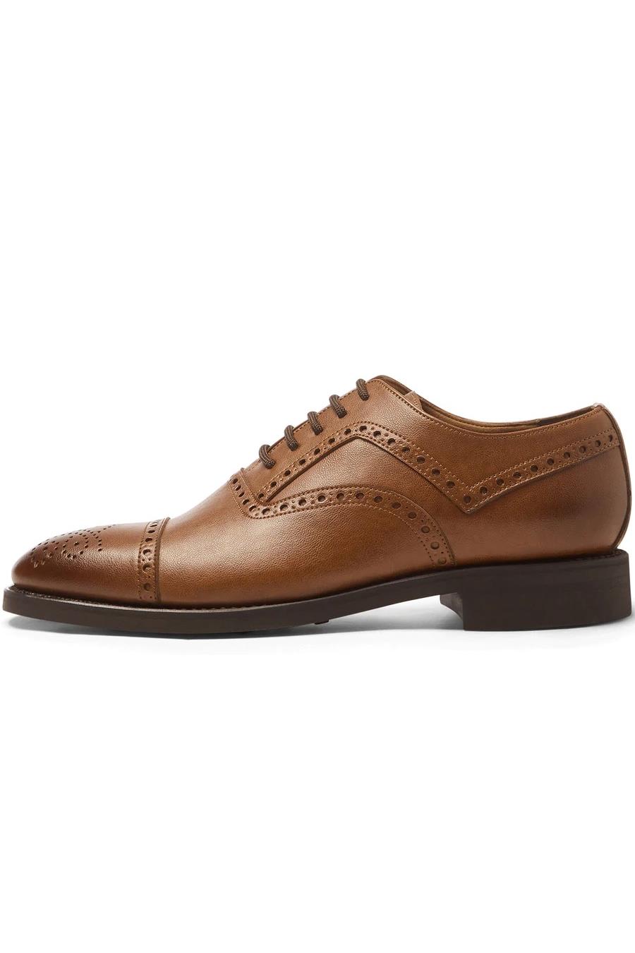 Will's Vegan Store Herren vegan Goodyear Welt Brogues Tan